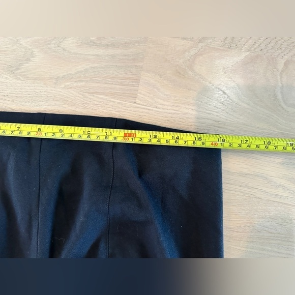 Vince back seam ponte legging pull on skinny pant cropped size large - Picture 5 of 8